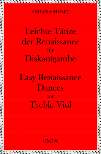 Leichte Tänze der Renaissance für 2 Diskantgamben