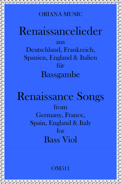 Renaissance-Lieder für 2 Bassgamben (leicht)