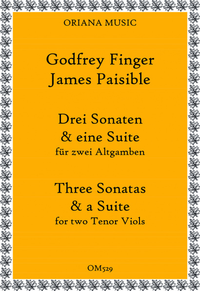Finger, Gottfried (~1660–1730) &Paisible, James:Drei Sonaten und eine Suite