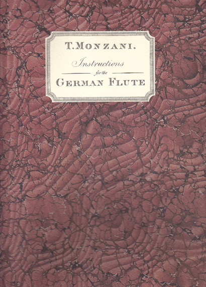 Monzani, Tebaldo (1762–1893): Instruction for the German Flute