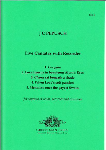 Pepusch, Johann Christoph (1667-1752): Fünf Kantaten