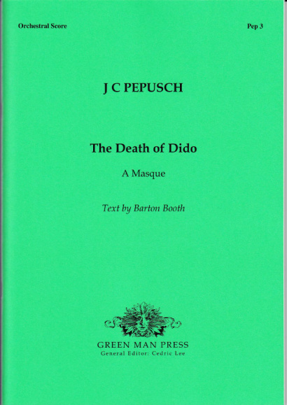 Pepusch, Johann Chr. (1667-1752): The Death of Dido