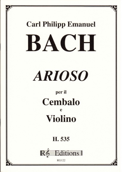 Bach, Carl Philipp Emanuel (1714-1788): Arioso, H 535