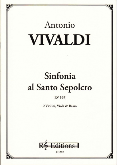 Vivaldi, Antonio (1678-1741): Sinfonia al Santo Sepolcro