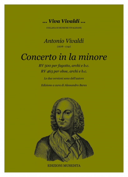 Vivaldi, Antonio (1678–1741): Concerto a-Moll RV 500–463