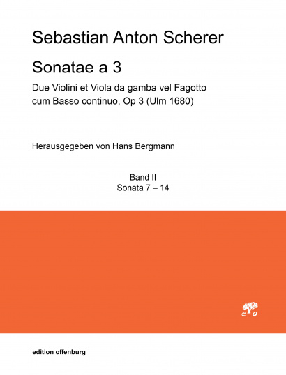 Scherer, Sebastian Anton (1631–1712): Sonatae a 3Band II