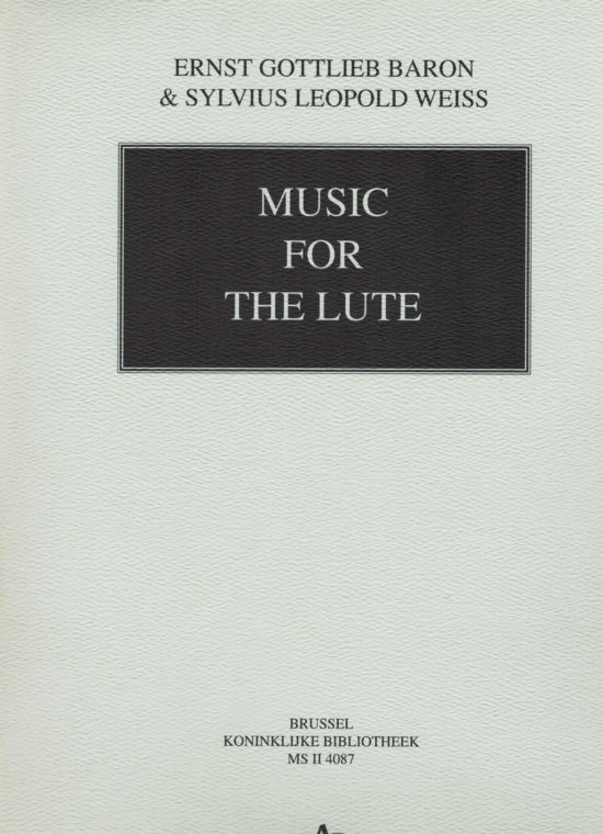 Baron & Weiss - Music for the Lute: Liuto solo, with Traverso, Concerto ...