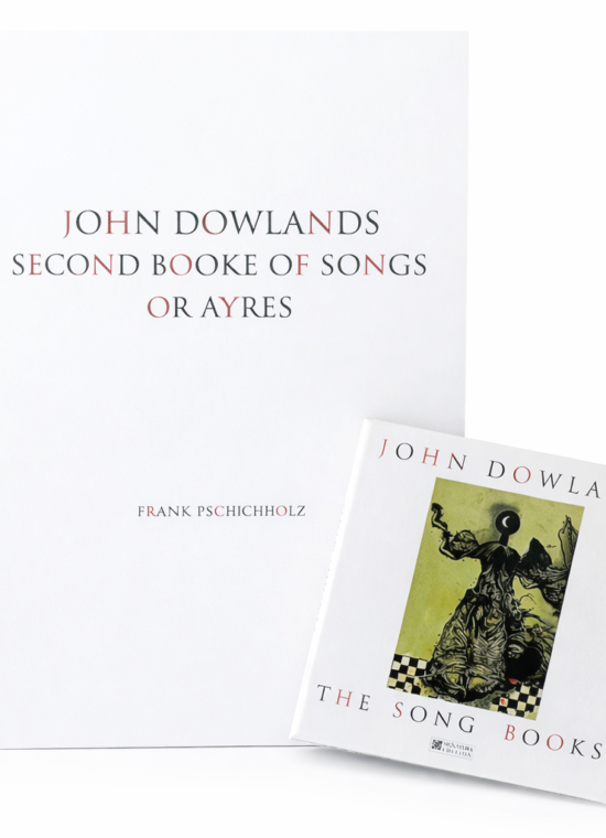 John Dowland SET: Complete Songbooks 5 CD box + Book: John Dowlands Second Booke of Songs or Ayres (DE)