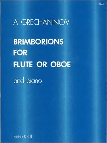 Grechaninoff, Alexander - Brimborions for Flute and Piano