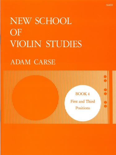 Carse, Adam - New School of Violin Studies. Book 4