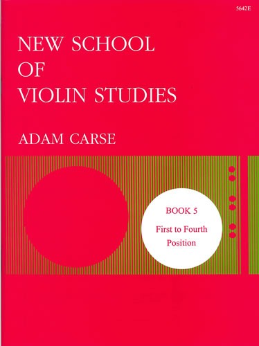 Carse, Adam - New School of Violin Studies. Book 5