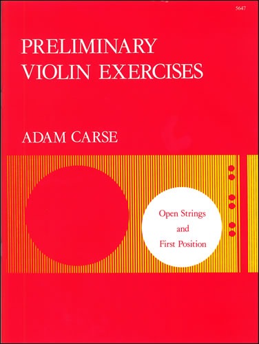 Carse, Adam - Preliminary Violin Exercises