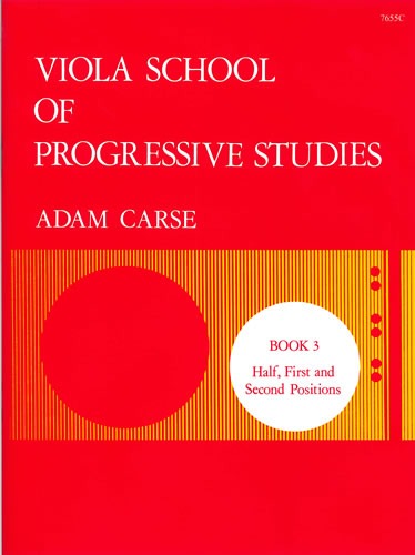 Carse, Adam - Viola School of Progressive Studies. Book 3