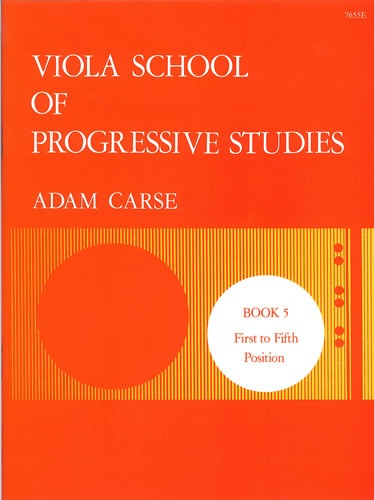 Carse, Adam - Viola School of Progressive Studies. Book 5
