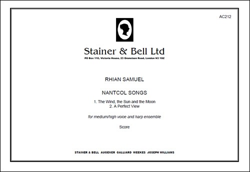 Samuel, Rhian - Nantcol Songs for Medium/High Voice and Harp Ensemble