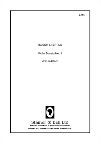 Steptoe, Roger - Sonata No. 1 for Violin and Piano