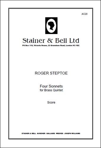 Steptoe, Roger - Four Sonnets for Brass Quintet
