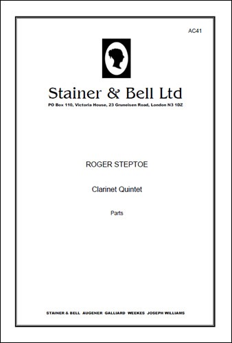 Steptoe, Roger - Clarinet Quintet. Parts