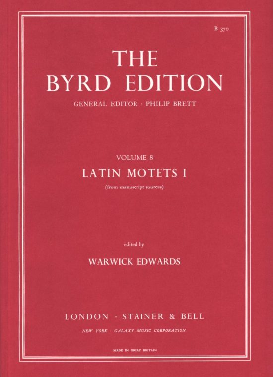 Byrd, William - Latin Motets I