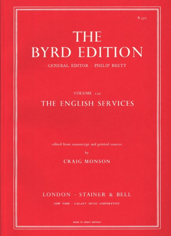 Byrd, William - The English Services