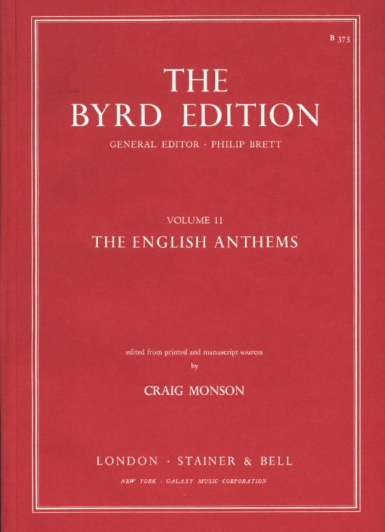 Byrd, William - The English Anthems