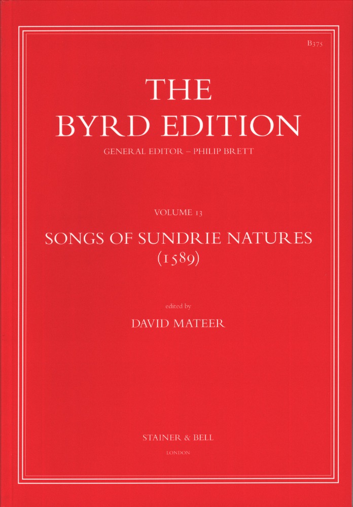 Byrd, William - Songs of Sundrie Natures (1589)