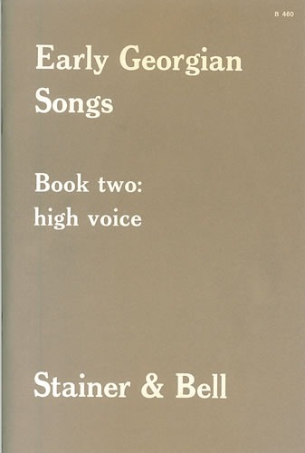Pilkington, Michael (ed) - Early Georgian Songs. Book 2 (High voice)