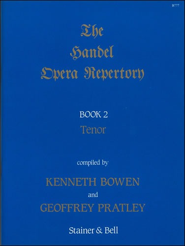 Handel, George Frederic - The Handel Opera Repertory. Book 2. Tenor