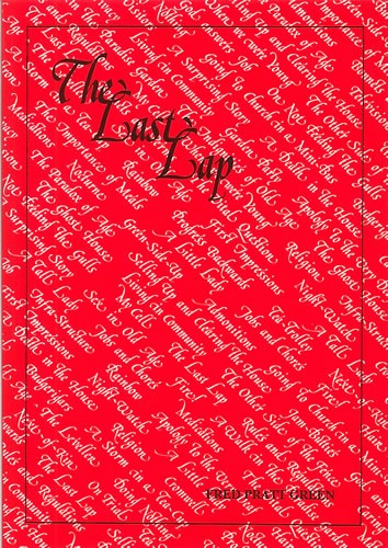 Green, Fred Pratt - The Last Lap. Poems