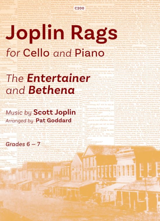 Joplin, Scott - Joplin Rags: arr. Cello & Piano