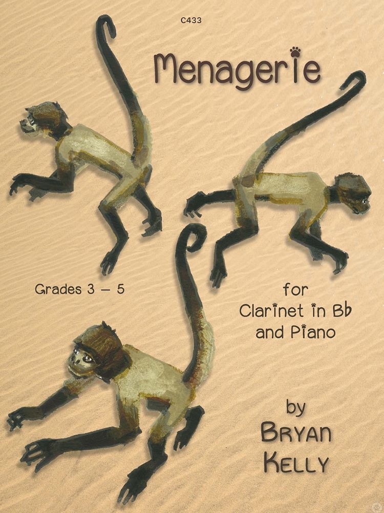 Kelly, Bryan - Menagerie for Clarinet & Piano