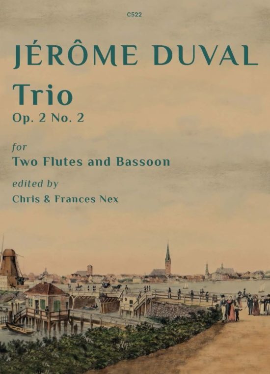 Duval, Jérôme - Trio, Op. 2 No. 2 for two flutes and bassoon
