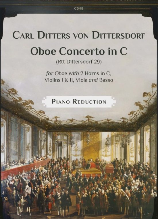 Dittersdorf, Carl Ditters von - Oboe Concerto in C, Rtt. 29