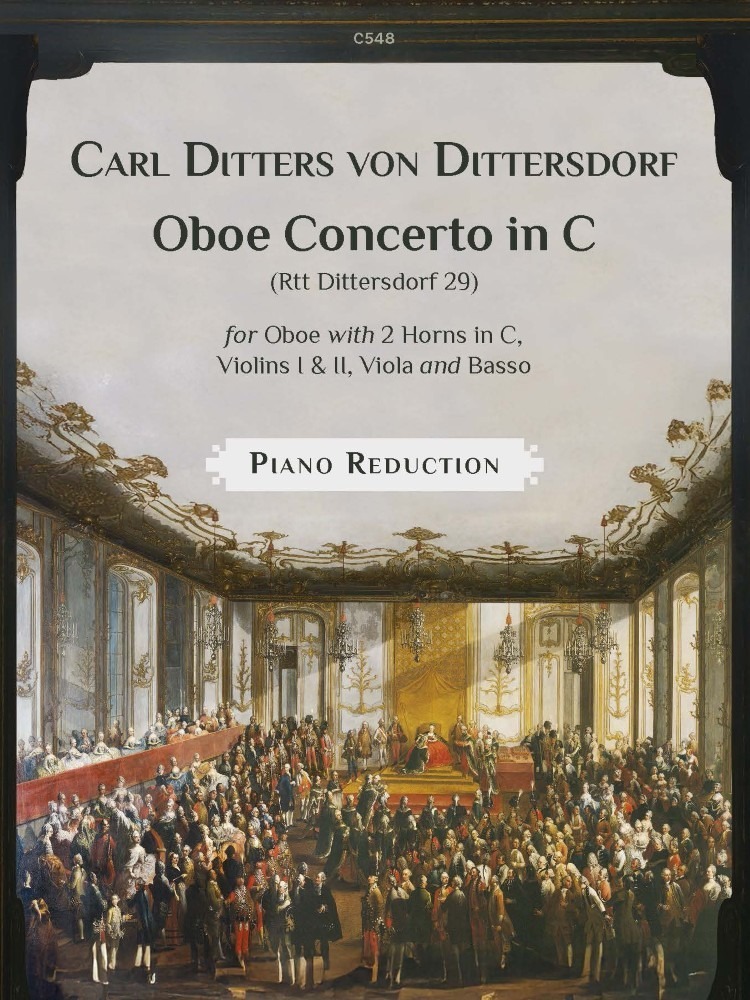 Dittersdorf, Carl Ditters von - Oboe Concerto in C, Rtt. 29
