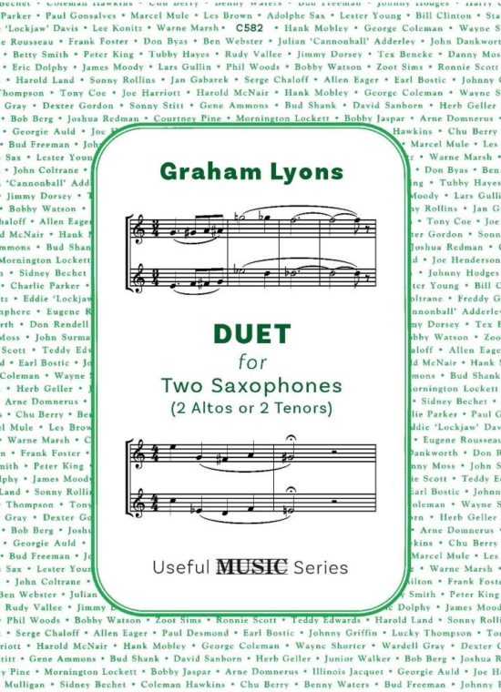 Lyons, Graham - Duet for Two Saxophone