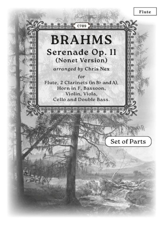 Brahms, J - Serenade No. 1 in D, Op. 11 (Parts)