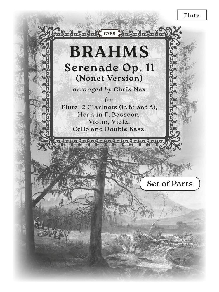 Brahms, J - Serenade No. 1 in D, Op. 11 (Parts)