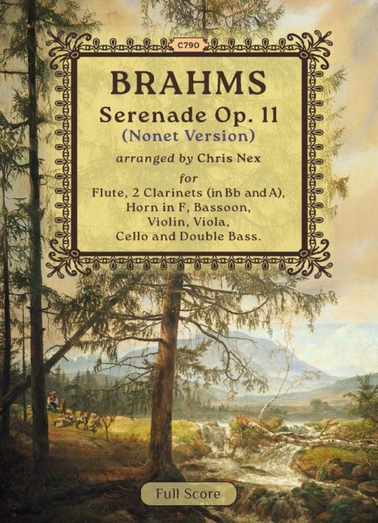 Brahms, J - Serenade No. 1 in D, Op. 11 (Score)