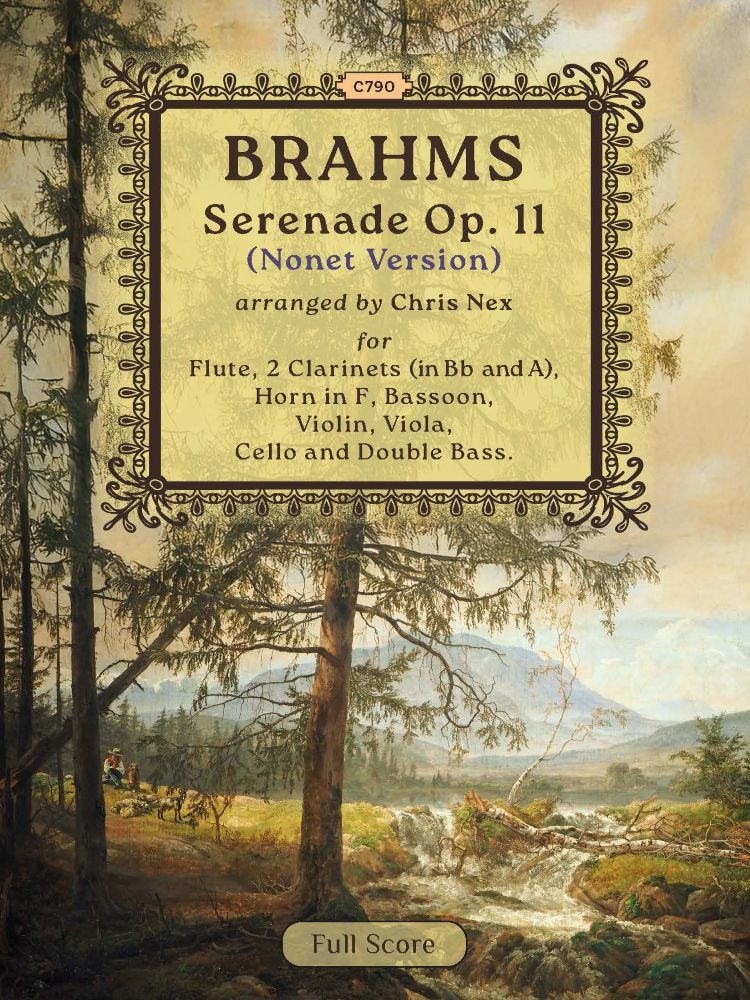 Brahms, J - Serenade No. 1 in D, Op. 11 (Score)