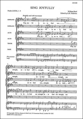 Byrd, William - Sing joyfully