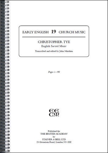 Tye, Christopher - English Sacred Music (Made to order)