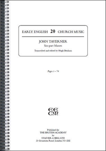 Taverner, John - Six-Part Masses (Made to order)