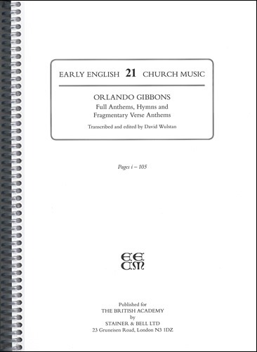 Gibbons, Orlando - Full Anthems, Hymns... (Made to order)