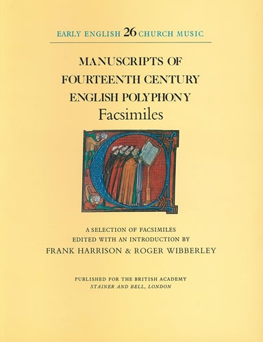 Harrison & Wibberley (ed) - Manuscripts of Fourteenth-Century English Polyphony (Facsimiles)