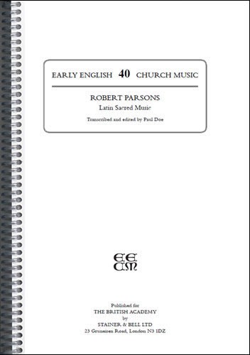 Parsons, Robert - Latin Sacred Music (Made to order)