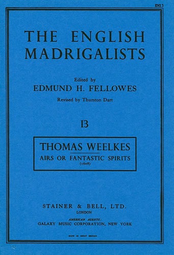 Weelkes, Thomas - Airs or Fantastic Spirits to Three Voices (1608)