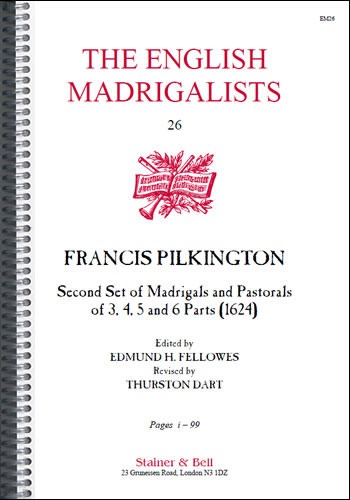 Pilkington, Francis - Second Set of Madrigals (Made to order)
