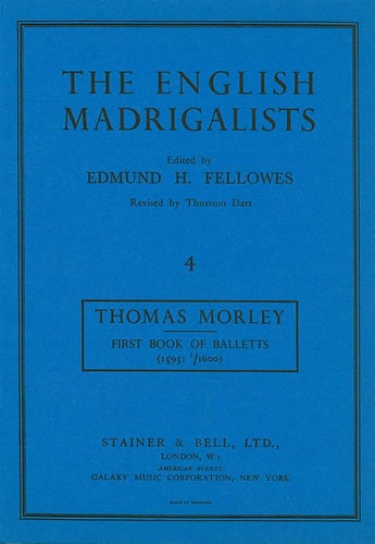 Morley, Thomas - First Book of Balletts to Five Voices (1595/1600)