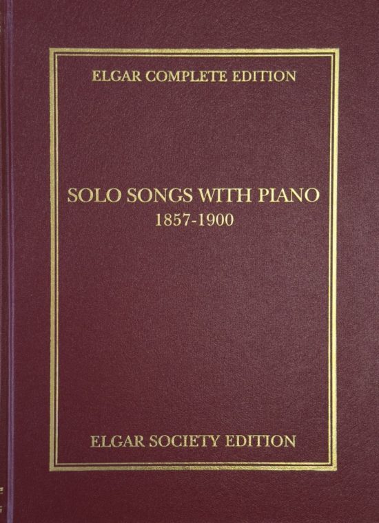 Elgar, Edward - Solo songs with piano (1857–1900)