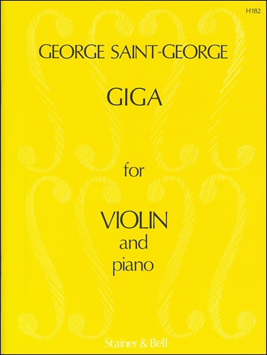 Saint-George, George - Giga for Violin and Piano